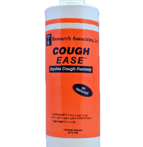 A long cylinder shape bottle fill with cough ease which is an all-natural, concentrated oral preparation formulated and Veterinarian-tested.